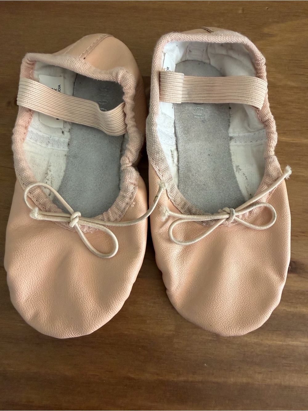 Bloch Blush Pink Ballet Slippers with Elastic Strap Size 9B